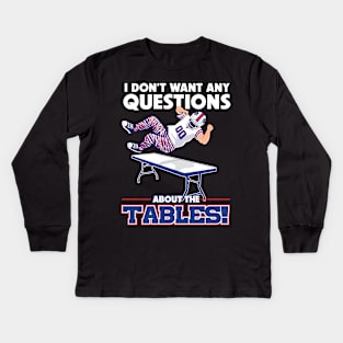 Tables! Dark Kids Long Sleeve T-Shirt